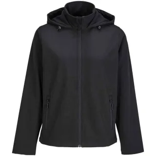 SOLS - "Race" Softshelljacke mit Kapuze für Damen (Schwarz)