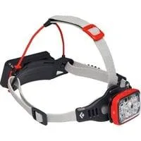 Stirnlampe Distance 1500, LED-Leuchte grau/rot