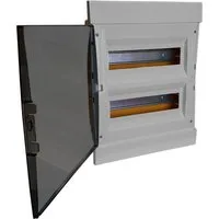 Marlanvill Verteilerbox Unterputz Verteilerkasten IP40 24/26 Module grau 970.24 M-L 1060