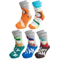 United Labels® Socken South Park Socken Sneaker Strümpfe (5er Pack) 40-45