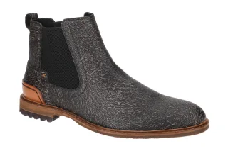 Floris van Bommel FvB 60002-30-02 Herrenstiefelette Braun-Grey Casual Chelsea...