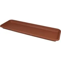 Heimwerkercenter Balkonkasten MePla XXL Untersetzer Balkonkasten L 57cm B 20cm Terrakotta, Kunstoff