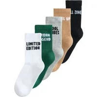 Next Kurzsocken Gerippte Socken mit hohem Baumwollanteil, 5er-Pack (5-Paar)