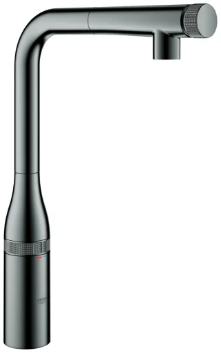 GROHE SPT-Batterie Essence Smart Control 31615 ausziehb. Spülbrause hard graphite, 31615A00 31615A00