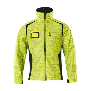 MASCOT Herren Softshell Jacke ACCELERATE SAFE Hi-vis Gelb / Schwarzblau XXL - 19202-291-17010-XXL