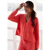 Elbsand Strickjacke aus hochwertigem Feinstrick, Loungewear