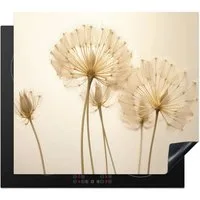 MuchoWow Herd-Abdeckplatte Sonnenlicht - Löwenzahn - Botanisch - Blumen, Vinyl, (1 tlg), Cerankochfeld Abdeckung, Herd Abdeckplatten Vinyl, 58.3x51.3 cm
