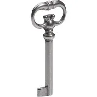 Hettich Möbelbeschlag Hettich Buntbart-Schlüssel 75 x 4 mm Stahl antik 1