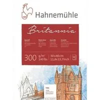 Hahnemühle Aquarellblock Britannia Aquarellblock 30x40cm 300g/m², rau
