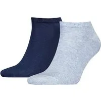 Tommy Hilfiger Sneakersocken TH MEN SNEAKER (2 Paar) mit schmalem Rippenbündchen