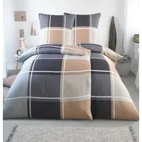 Malika Bettwäsche 2x 135x200 + 2x 80x80 cm atmungsaktiver Bettbezug, moderne Designs, Für Allergiker geeignet, pflegeleicht, angenehm weicher Stoff