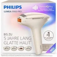 Philips IPL-Haarentferner Philips Lumea Series 9900 Pro BRC342/00, 4 Aufsätze (Körper, Gesicht, Achseln, Bikinizone), Audioführung