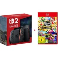 Nintendo Switch 2 Switch 2 Konsole + Super Mario Party Jamboree (Bundle), Reaktionsstark, 4-Spieler-Modus
