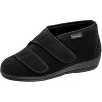 Fischer-Markenschuh Dora Hausschuh Klettvelour, Weite H, Klettverschlüsse