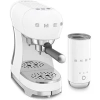 Smeg Espressomaschine ECF12WHEU, inkl. Milchaufschäumer