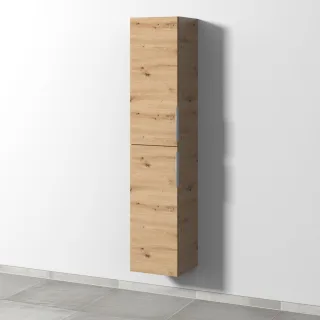 Sanipa 3way Hochschrank mit 2 Türen, Eiche Natural-Touch UM09285