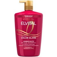 L'ORÉAL PARIS Haarshampoo Elvital Shampoo Color Glanz, Mit Farbschutz für längere Leuchtkraft, mit UVA-/UVB-Filter.