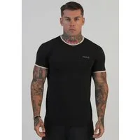 Siksilk T-Shirt SikSilk Herren Ringer T-Shirt
