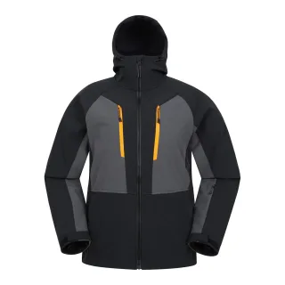 Mountain Warehouse Herren Axis Extreme Softshell-Skijacke (Schwarz)