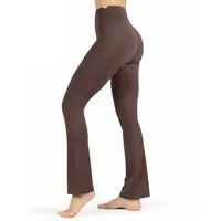 Smilodox Schlaghose Schlagleggings Oriana, High Waist, Sportleggings für Gym & Alltag Ausgestelltem Bein Schlaghose maximale Bewegungsfreiheit Sport Alltag