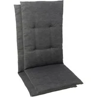GO-DE Hochlehnerauflage, (Spar-Set, 2 St), Maße ca.: 48 cm x 118 cm x 5 cm