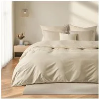 Topfinel Bettwäsche 135x200cm, Seersucker Bettwäsche-Sets, bügelfrei, allergiker, kühlende, 100% Mikrofaser, 3 teilig, Pflegeleicht, kuschelig, weich, Winter Sommer Herbst bedding set