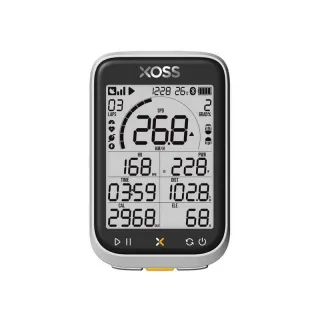 XOSS G+ Gen.3 GPS Bike Computer 2.8 Inch Screen ANT+ Bluetooth IP67 Waterproof40H Battery Cycling Speedometer Odometer