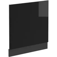 Vicco Frontblende R-Line, Schwarz Hochglanz/Anthrazit, 60 cm ohne Arbeitsplatte (1 St)