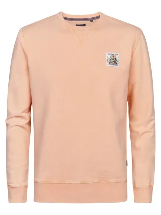 Petrol Industries - Rundhals Pullover Velocidad Männer - Orange