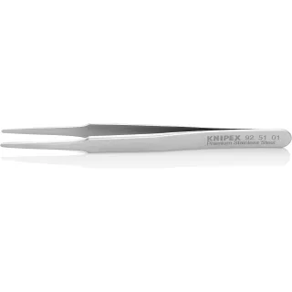 KNIPEX Präzisionspinzette Edelstahl angewinkelt - 925101