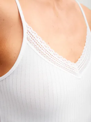 CALIDA - DAMEN Spaghetti-Top weiss - Gr. - XS