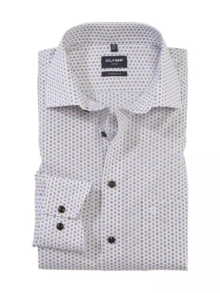 OLYMP - Modern Fit : Businesshemd braun - Gr. - 40