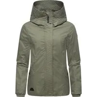 Ragwear Outdoorjacke Vannesa Wasserdichte Damen Übergangsjacke mit Kapuze