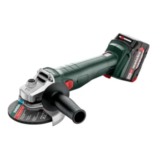 Metabo Akku-Winkelschleifer W 18 L 9-125 Quick mit Schnellspannmutter - metaBOX 165 L - 18V 2x5.2Ah - 602249650