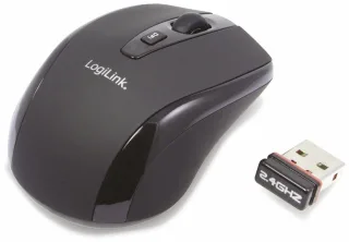 LOGILINK Optische Funkmaus 3 Tasten 1600dpi 2,4Ghz Kabellos ID0031