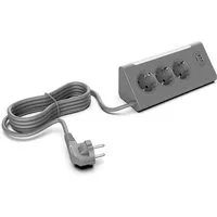Northpoint Northpoint Ecksteckdosenleiste LED USB USB-C 3 Steckdosen Smarte Dreifach-Steckdosenleiste
