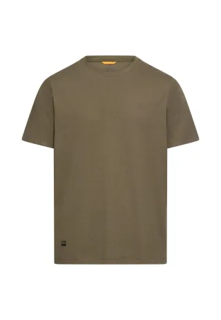 camel active - fleXXXactive© T-Shirt mit 4-Wege-Stretch deep olive - Gr. - L