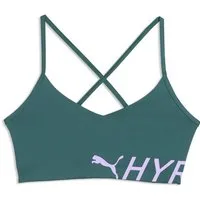 PUMA Sport-BH W X HYROX STRAPPY PWRMODE BRA schmale Passform, für Fitness-Training, sportlicher Stil