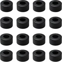 Charlsten Kickertisch SET 16x Kicker Kickertisch Gummipuffer für 16 mm Stangen (1-tlg)