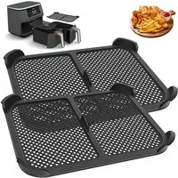 SURFOU Küchenmaschinen Zubehör-Set 2 Stück Silikon Spritzschutz für Ninja AF300EU Foodi Max, Zubehör für Heißluftfritteuse Zubehör, Speziell für Ninja AF300 Serie entwickelt – gegen Fett schützen, Schutz für Heizspirale & Ventilator, Hitzebeständig b