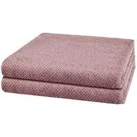 Cawö Handtuch Set Pure, Walkfrottee (Spar-Set, 2-St), 2 X Duschtuch im Set - Baumwolle - Saugstark