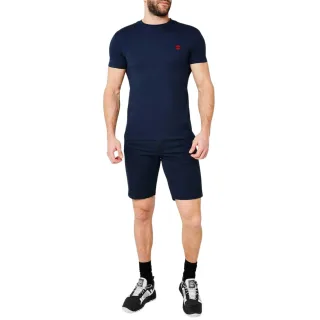 Timberland - "River" T-Shirt für Herren, Rundhalsausschnitt (Dunkel Saphirblau)