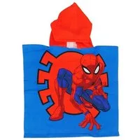 Spiderman Badeponcho Kinder Badeponcho mit Kapuze aus Polyester 55 x 110 cm, Polyester