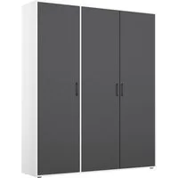 rauch Kleiderschrank VOYAGER Garderobe Wäscheschrank Schlafzimmer (in 3 verschiedenen Ausstattungen BASIC/CLASSIC/PREMIUM) mit 2 modernen Griffvarianten, viel Stauraum MADE IN GERMANY