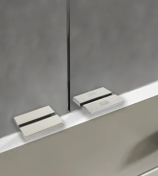 Schrankgriffe Prime chrom Paar m. Logo,949700191 949700191