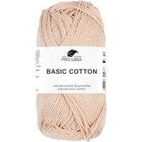 Pro Lana Pro Lana BASIC COTTON Baumwollgarn 50 g Häkelwolle, 125 m (Perfektes Baumwoll-Garn für leichte Pullover, Mützen und Accessoires), 50 g