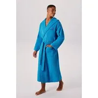 KangaROOS Unisex-Bademantel Cassidy, für Damen & Herren, Standardlänge & Überlänge, Langform, Walkfrottee, Kapuze, Gürtel, mit Taschen, Männer und Frauen, Baumwolle, Reise, Hotel, Sauna, S-3XL