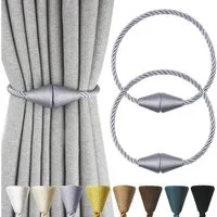 Agger Raffhalter Magnetische Vorhang Raffhalter 2 Stück, Vorhang Raffhalter Schnallen, (2-tlg), Holdbacks Halter Haken Clip für Zuhause Schlafzimmer Büro