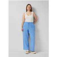 QS Chinos Hose Musselin Hose mit weitem Bein