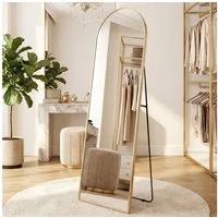 OTTO home Spiegel Standspiegel Addrik, wahlweise in 2 Größen 150x40cm oder 180x60cm (als Wandspiegel und Standspiegel einsetzbar, Rahmen aus Metall), Ganzkörperspiegel mit Sicherheitsglas, in verschiedenen Farben
